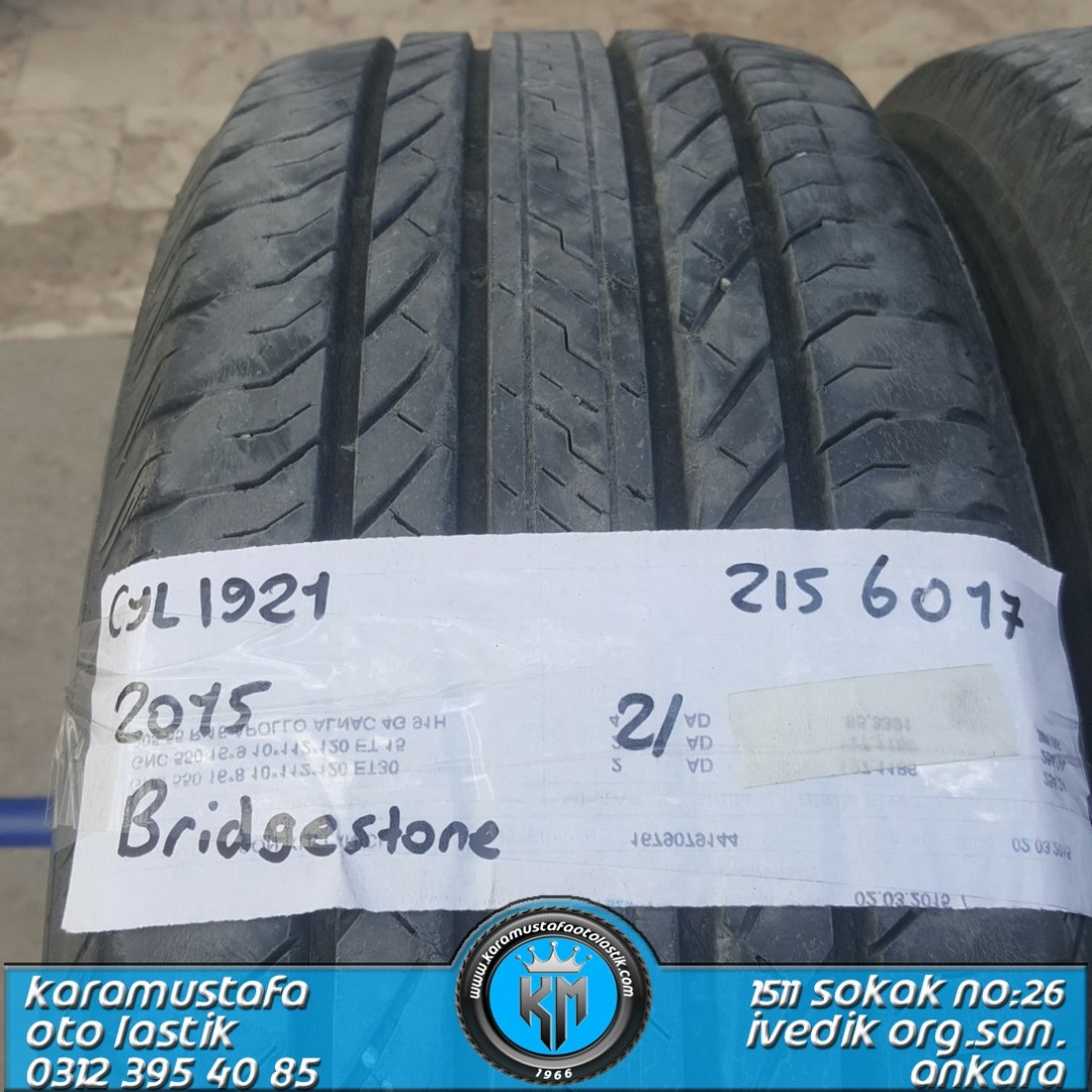 215 60 R 17 BRIDGESTONE EP850 96H * 2015 * 2 ADET * CYL1921