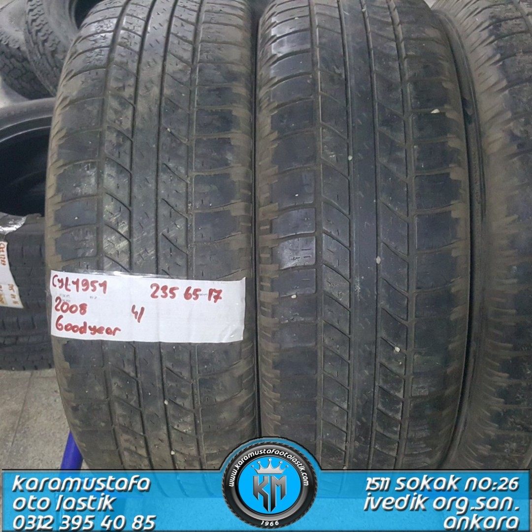 235 65 R 17 GOODYEAR WRANGLLER 104V * 2008 * 4 ADET * CYL1951