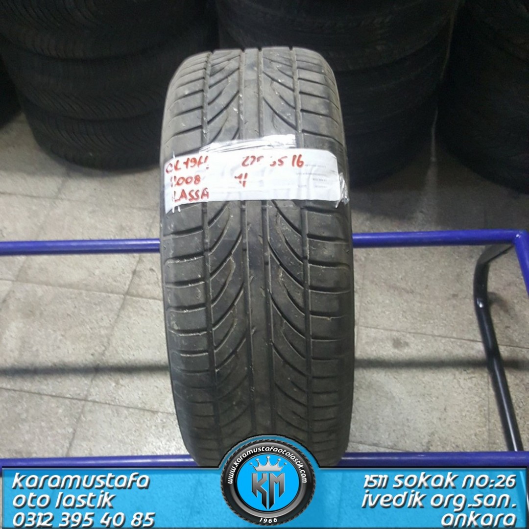225 55 R 16 LASSA * 2008 * 1 ADET * CYL1964