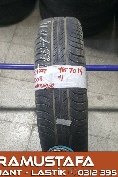 165 70 R 14 MATADOR 79T * 2003 * 1 ADET * CYL1972 **