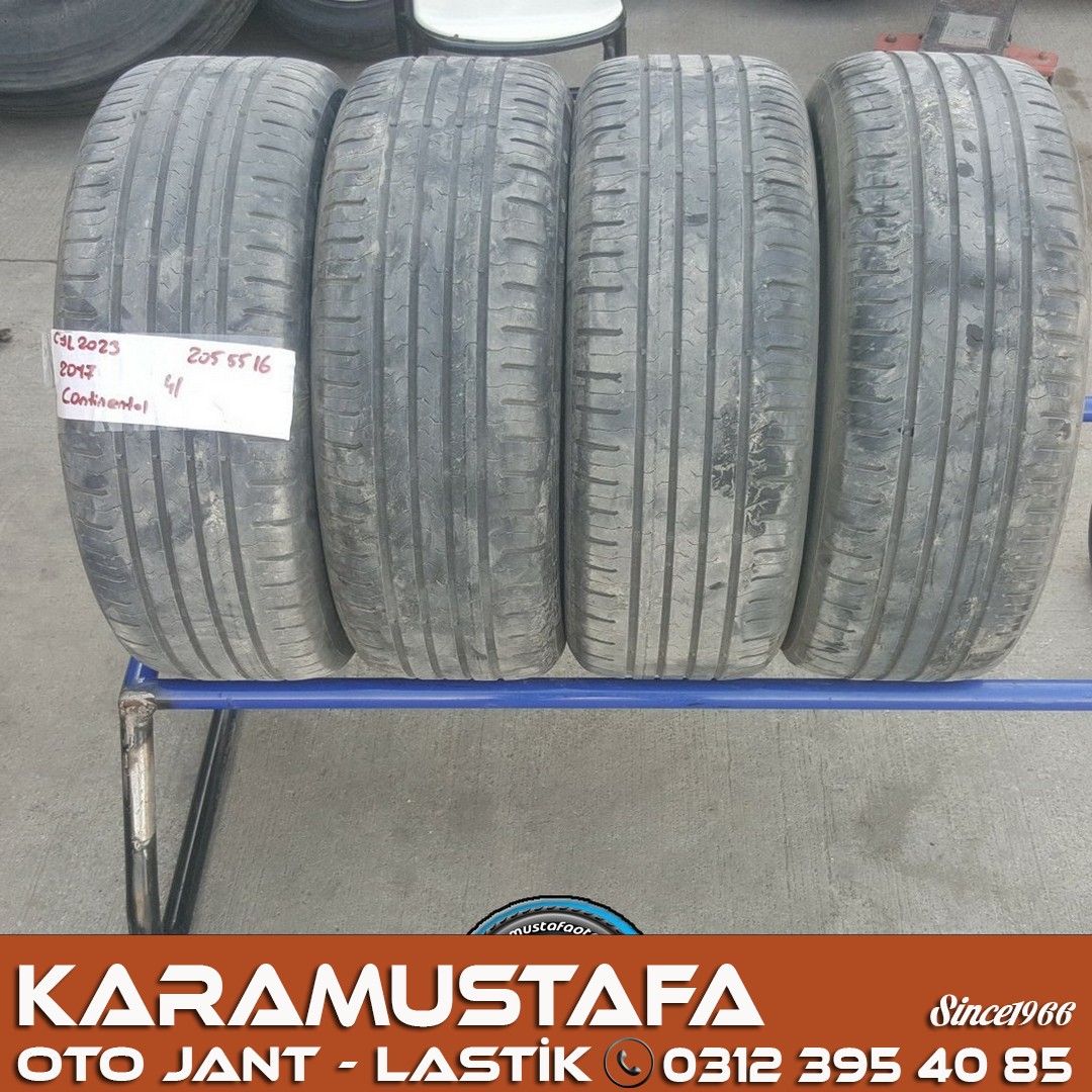 205 55 R 15 CONTINENTAL * 2017 * 4 ADET * CYL2023