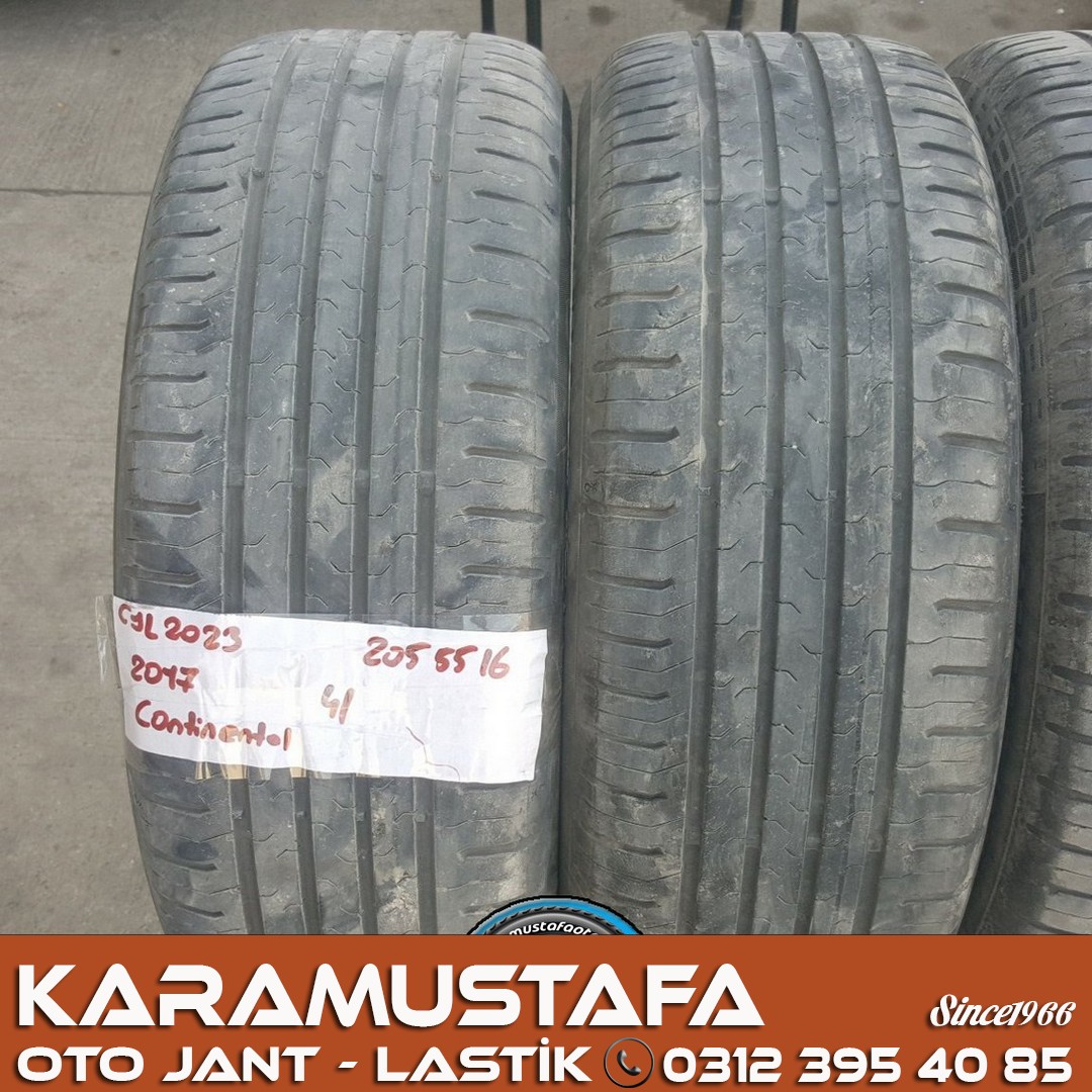 205 55 R 15 CONTINENTAL * 2017 * 4 ADET * CYL2023