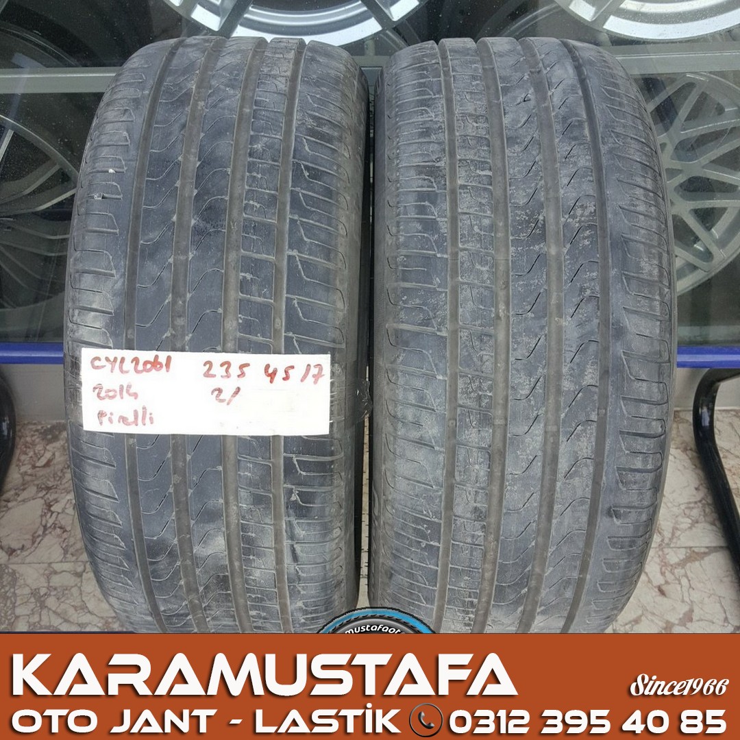 235 45 R 17 PIRELLI * 2014 * 2 ADET * CYL2061
