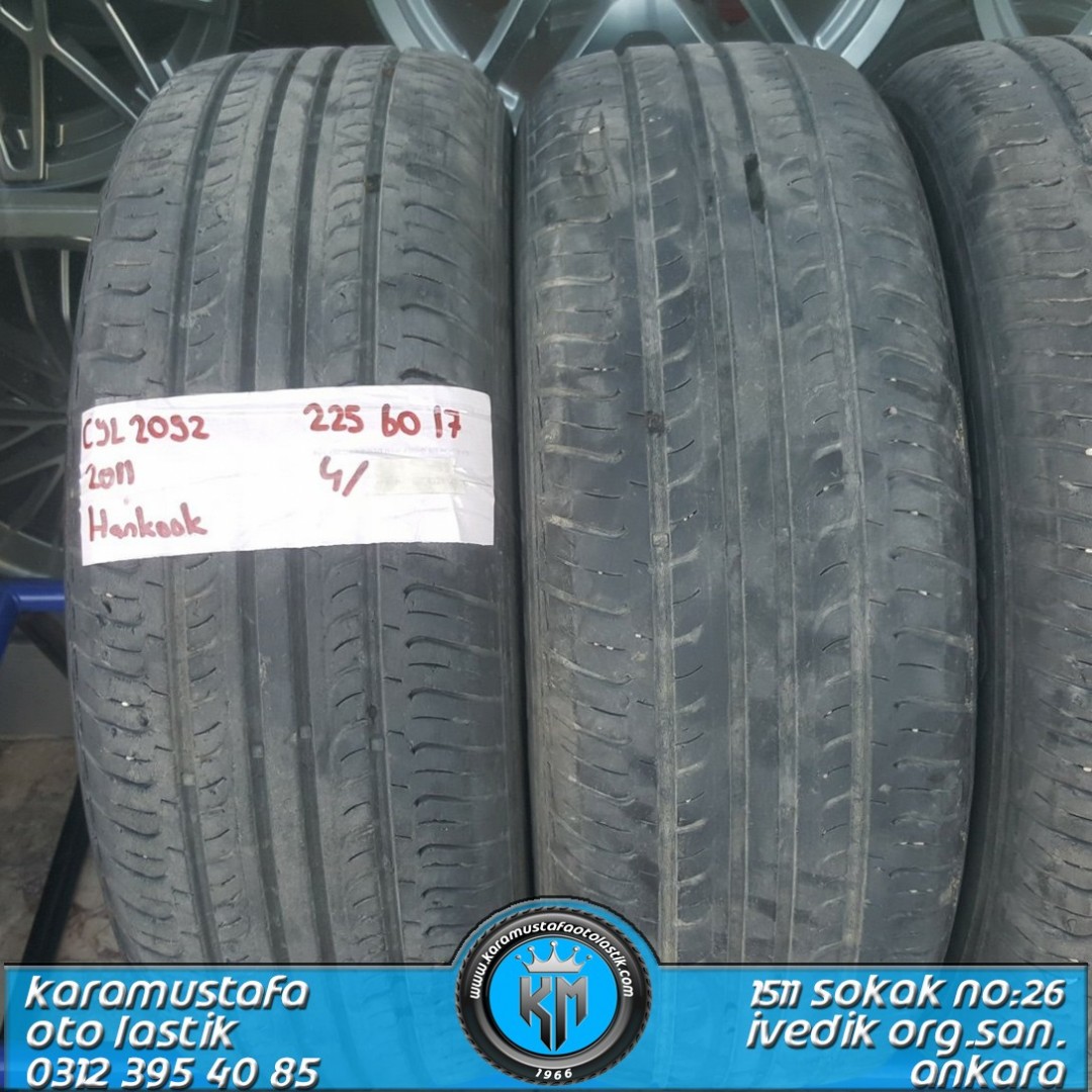 225 60 R 17 HANKOOK K415 99H * 2011 * 4 ADET * CYL2092
