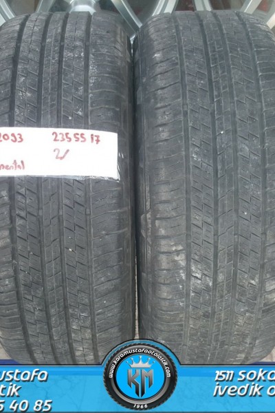 235 55 R 17 CONTINENTAL 4*4 99V * 2010 * 2 ADET * CYL2093