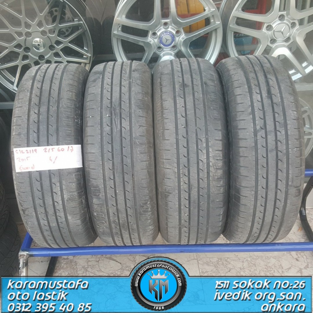 215 60 R 17 GOODYEAR EG SUV 96H * 2015 * 4 ADET * CYL2119