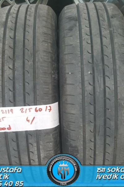 215 60 R 17 GOODYEAR EG SUV 96H * 2015 * 4 ADET * CYL2119