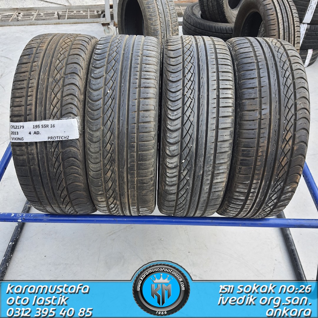 195 55 R 16 VIKING PROTECH 2 * 2013 * 4 ADET * CYL2179