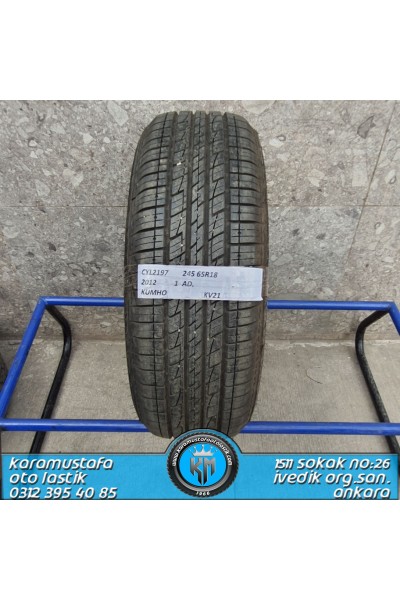 245 65 R 18 KUMHO KV21 * 2012 * 1 ADET * CYL2197 **