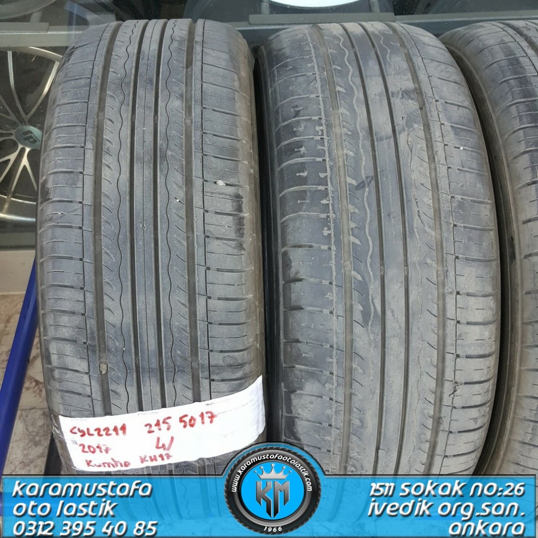 215 50 R 17 KUMHO KH17 91V * 2017 * 4 ADET * CYL2211