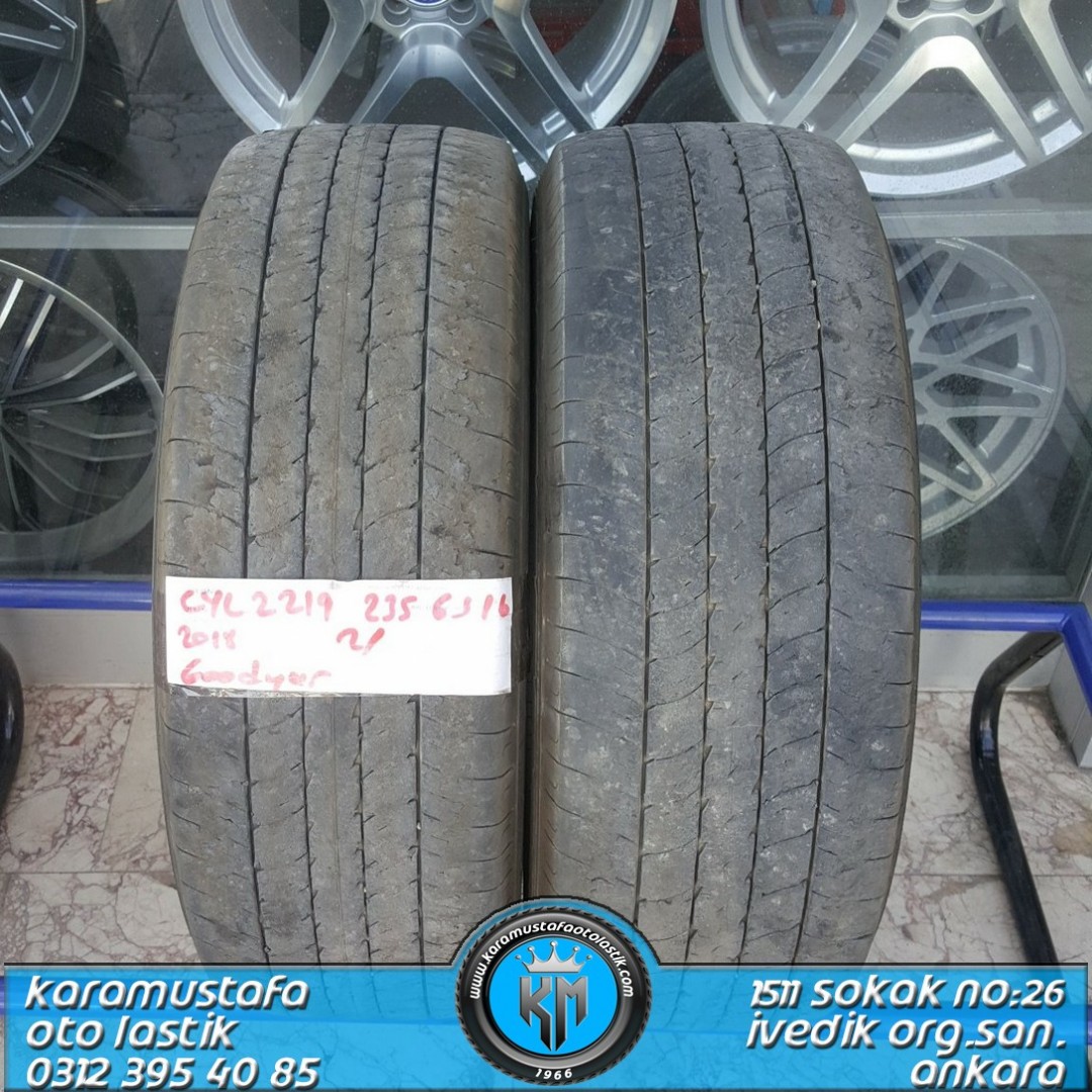 235 65 R 16 GOODYEAR * 2018 * 2 ADET * CYL2219
