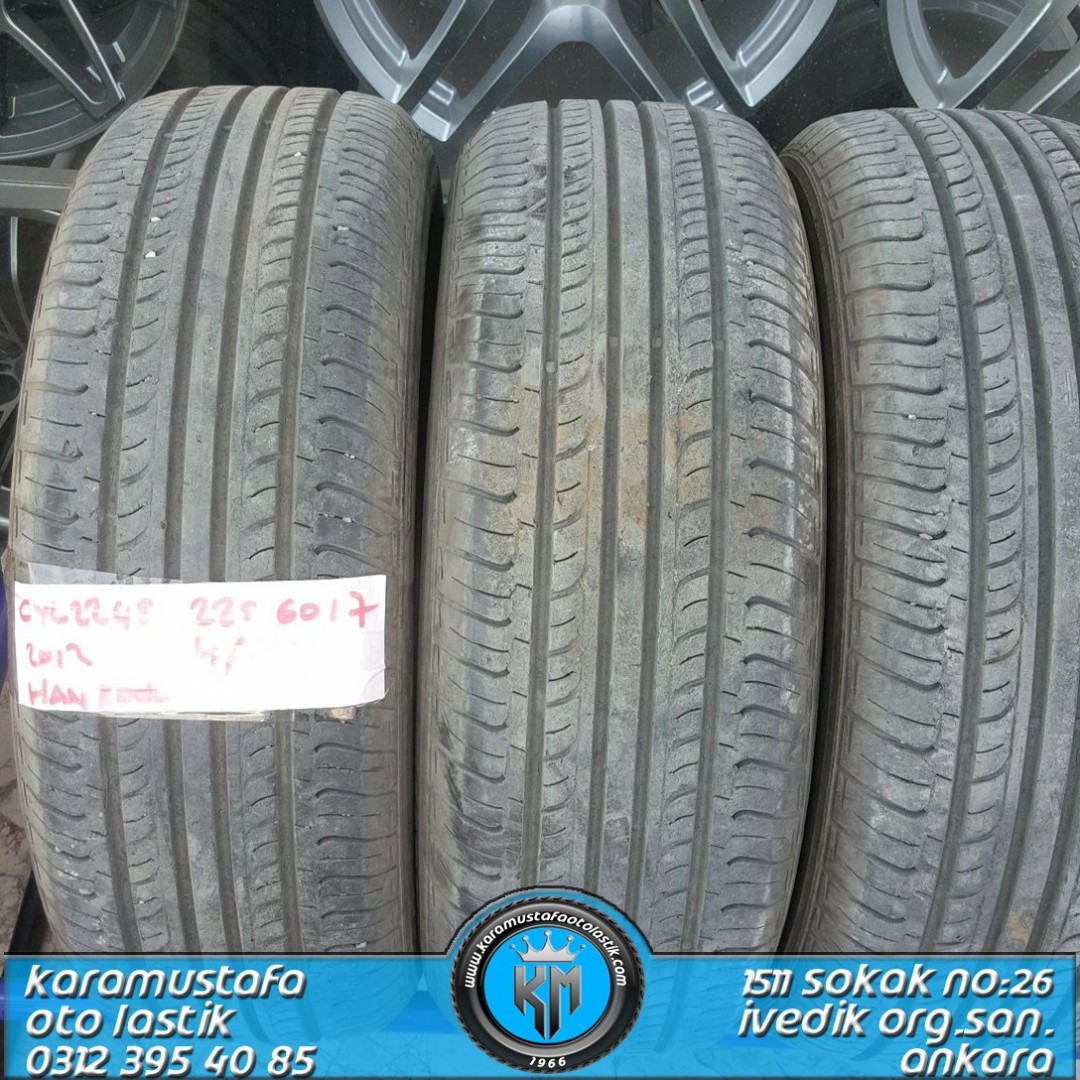 225 60 R 17 HANKOOK K415 99H * 2012 * 4 ADET * CYL2248