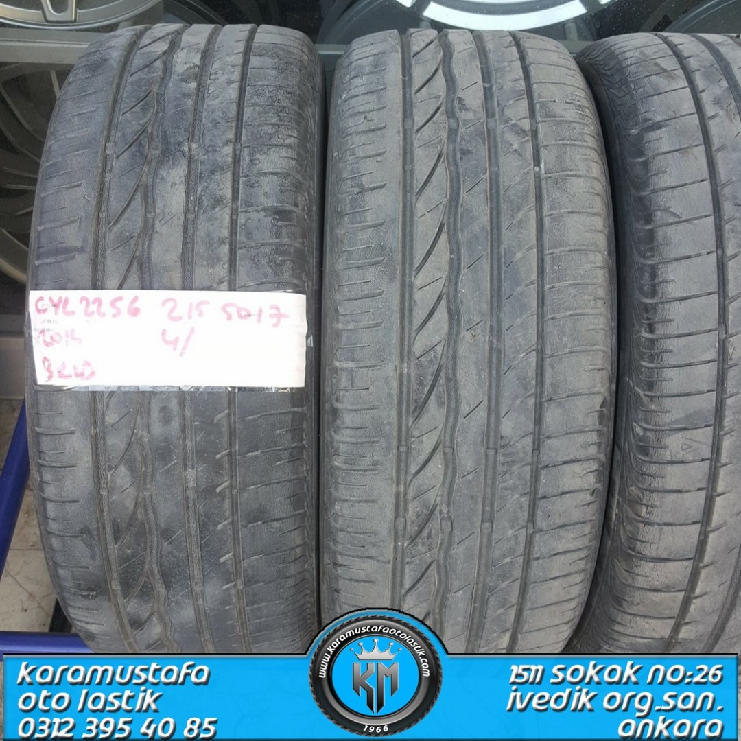 215 50 R 17 BRIDGESTONE ER300 91V * 2014 * 4 ADET * CYL2256