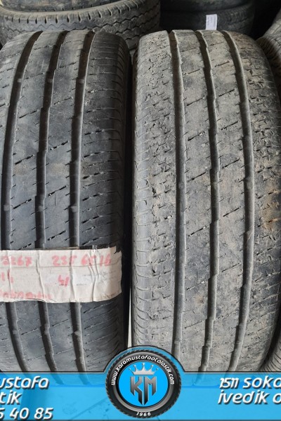 235 65 R 16 CONTINENTAL VANCO * 2014 * 4 ADET * CYL2267 **
