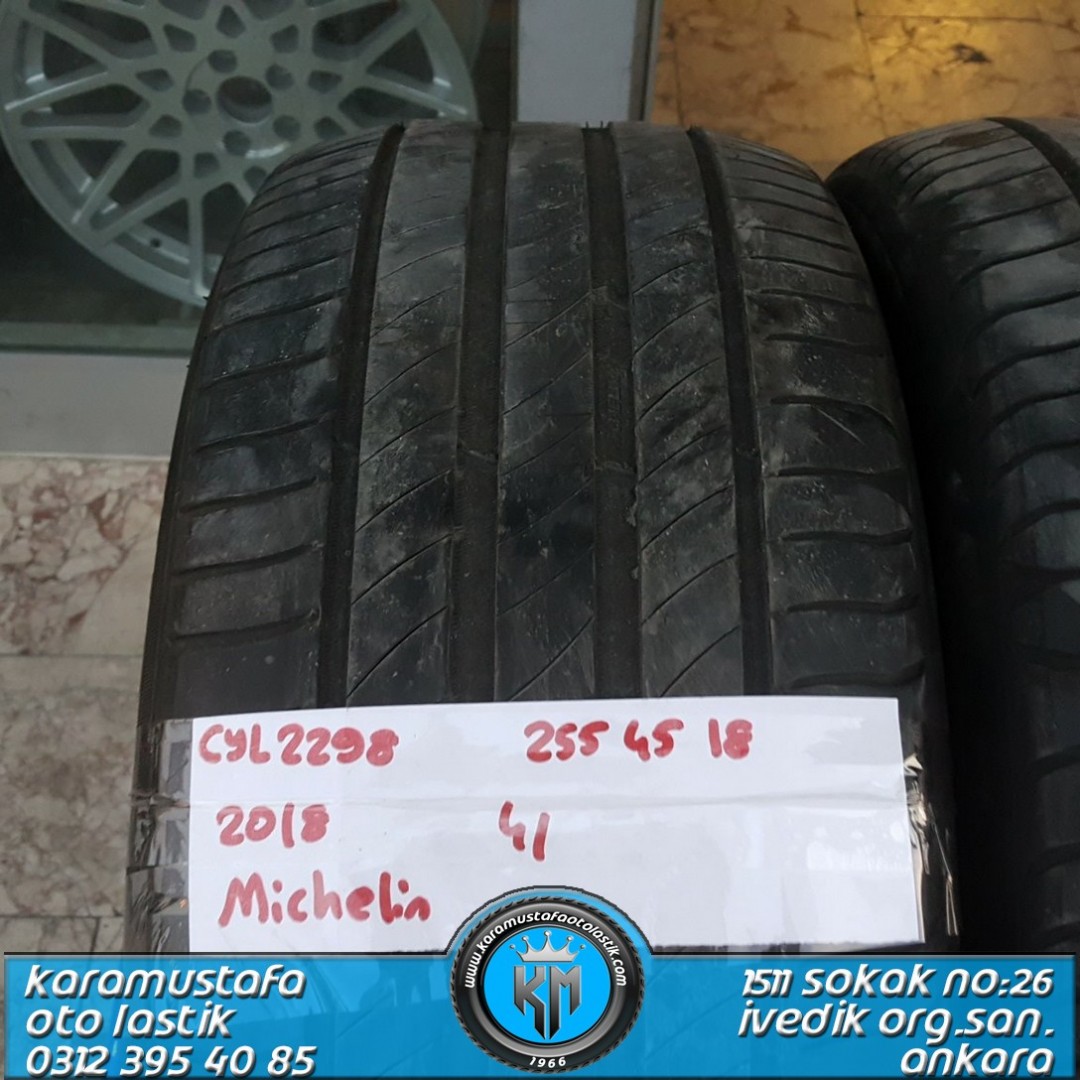 255 45 R 18 MICHELIN PRIMACY4 99Y * 2018 * 4 ADET * CYL2298