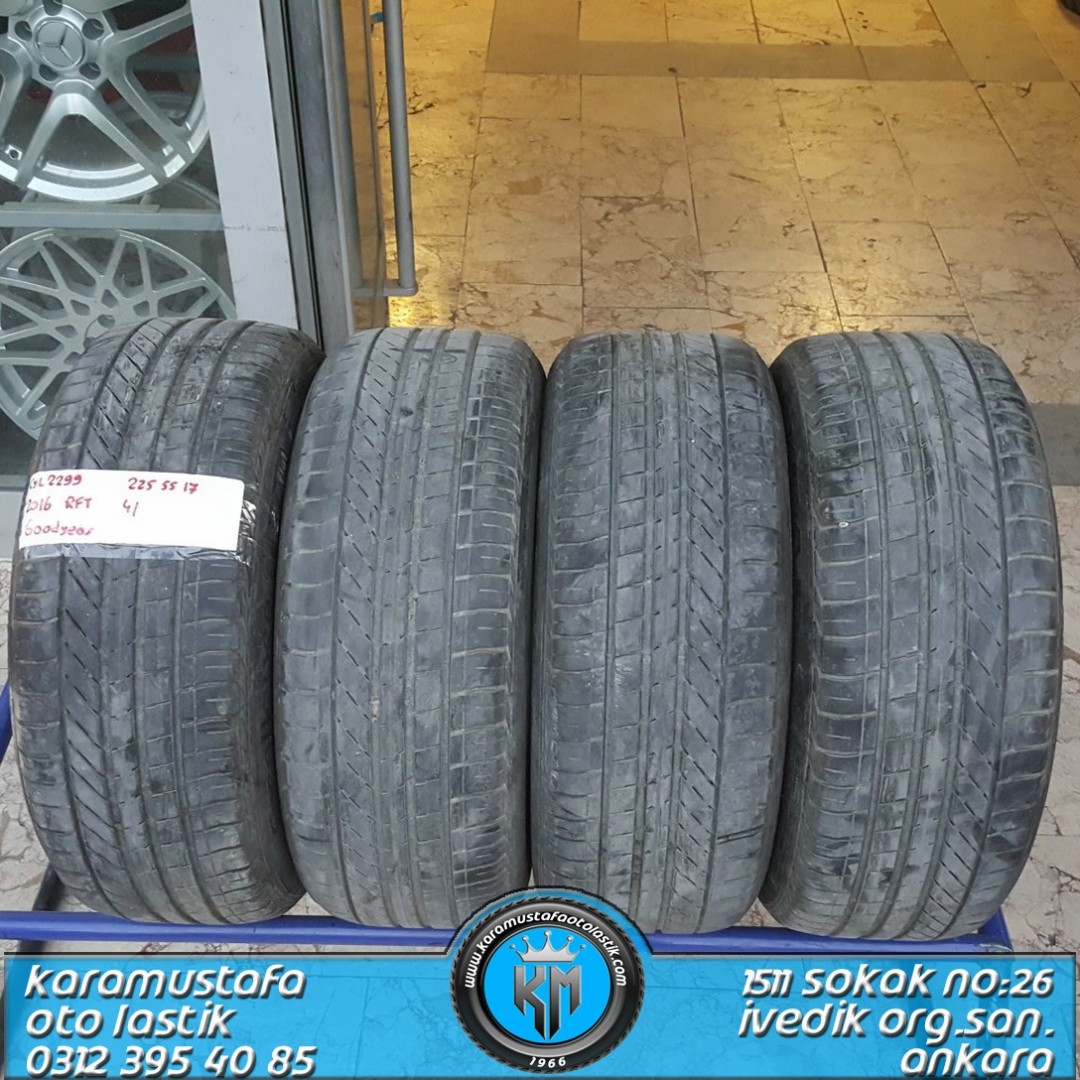 225 55 R 17 GOODYEAR EXCELLENCE RFT 97Y * 2016 * 4 ADET * CYL2299