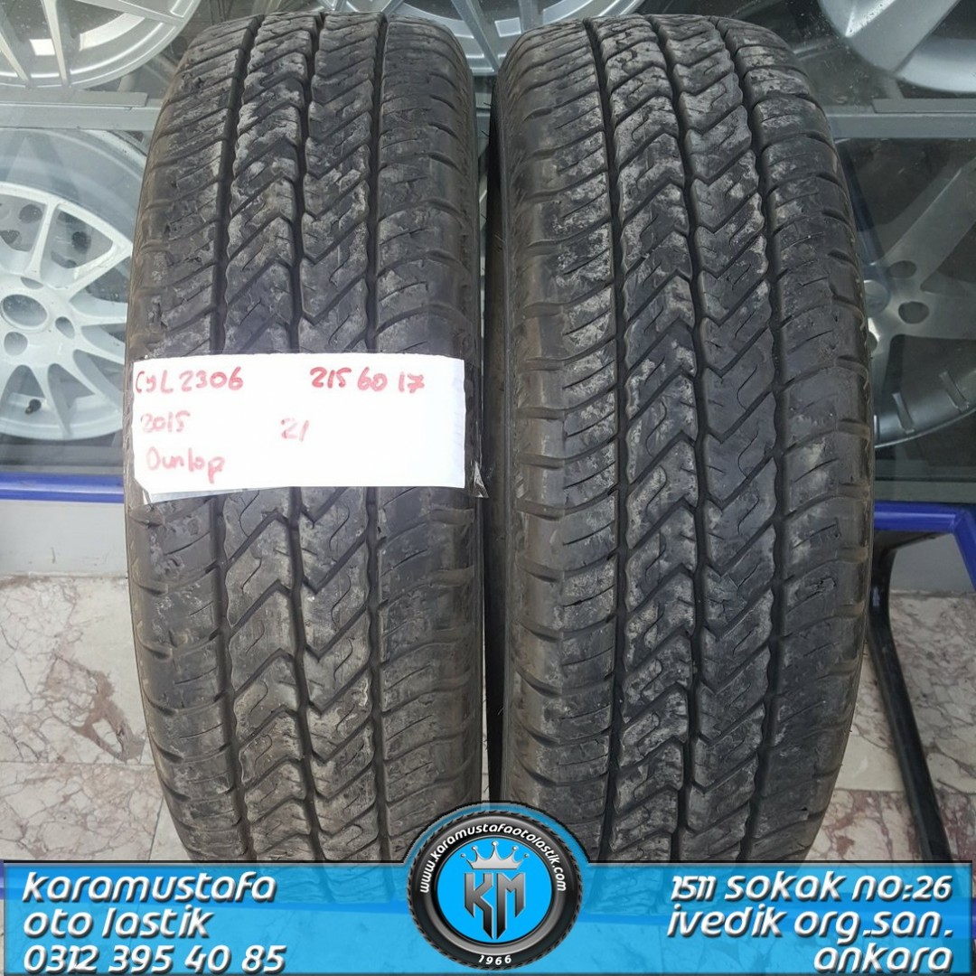 215 60 R 17 DUNLOP ECODRIVE 109T * 2015 * 2 ADET * CYL2306