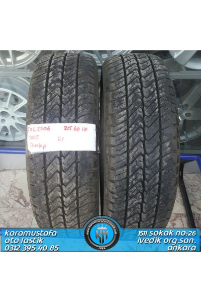 215 60 R 17 DUNLOP ECODRIVE 109T * 2015 * 2 ADET * CYL2306