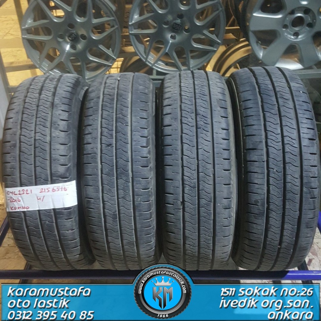 215 65 R 16 KUMHO * 2016 * 4 ADET * CYL2321