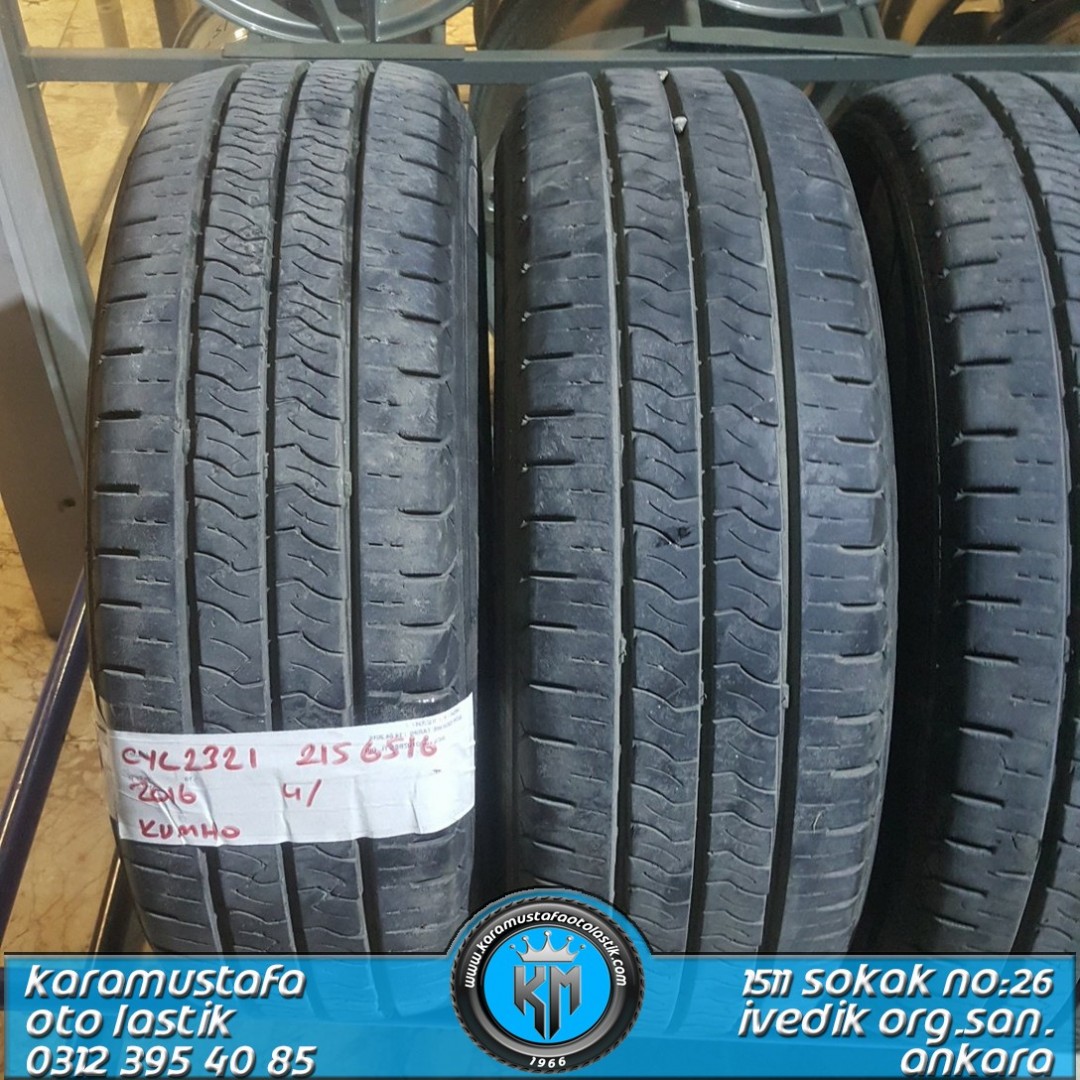 215 65 R 16 KUMHO * 2016 * 4 ADET * CYL2321