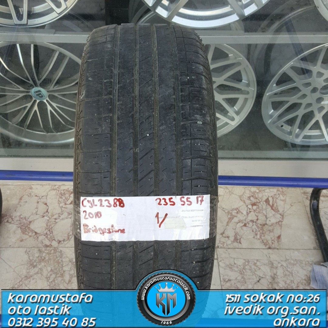 235 55 R 17 BRIDGESTONE * 2010 * 1 ADET * CYL2388