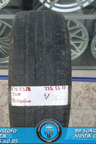 235 55 R 17 BRIDGESTONE * 2010 * 1 ADET * CYL2388 **