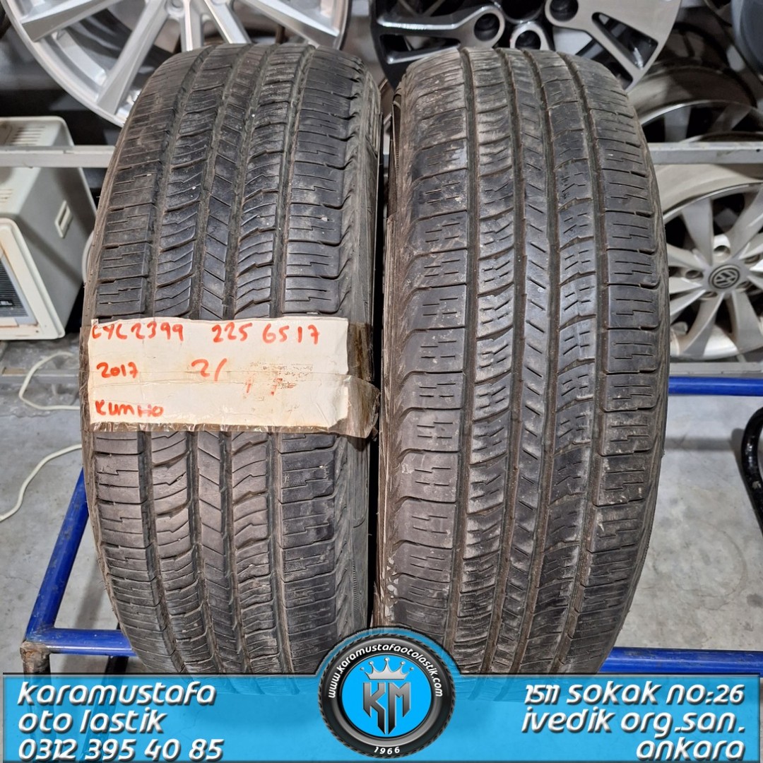 225 65 R 17 KUMHO ROAD 10H * 2017 * 2 ADET * CYL2399