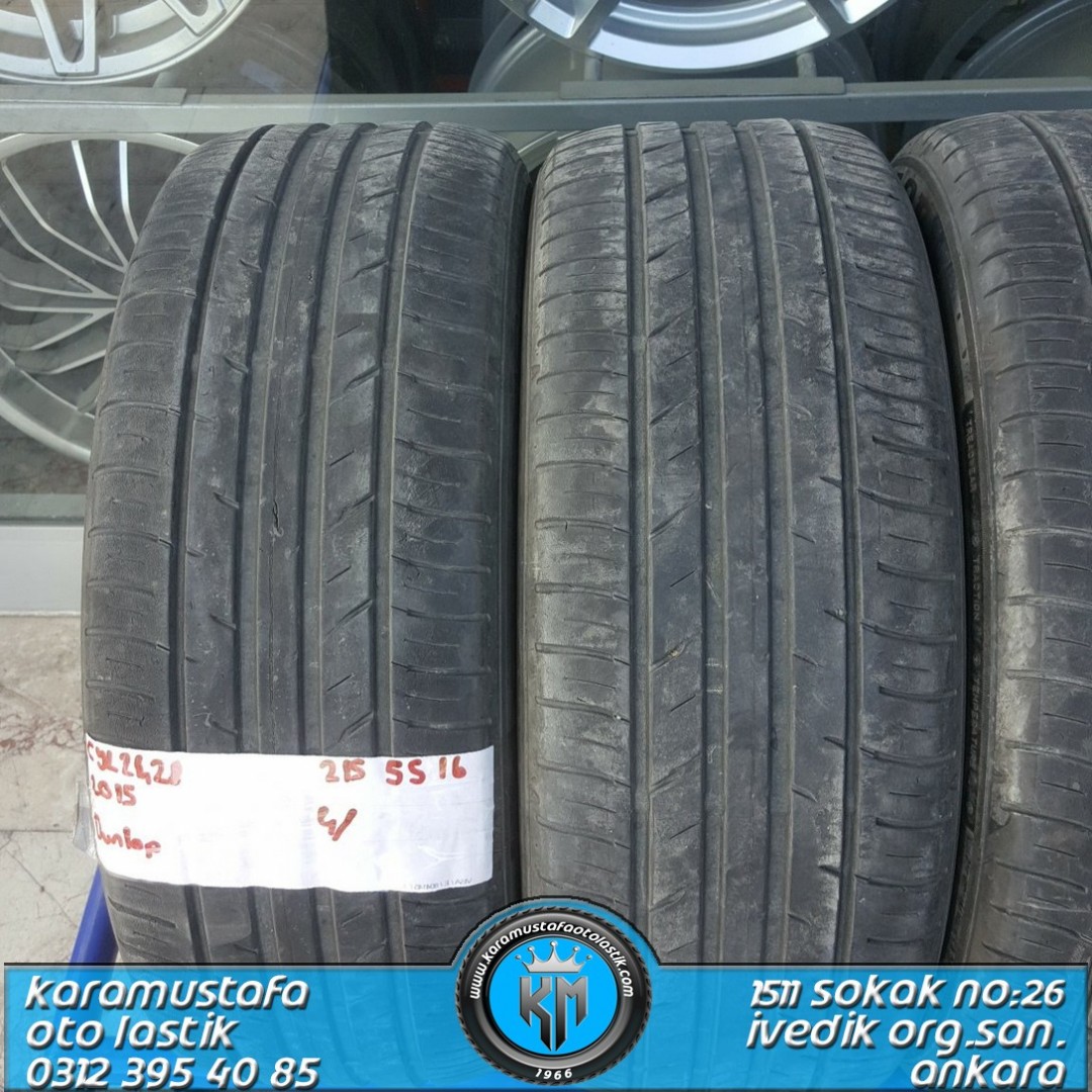 215 55 R 16 DUNLOP * 2015 * 4 ADET * CYL2428