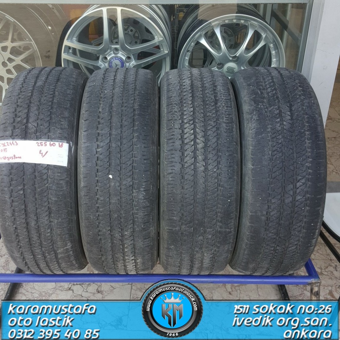 255 60 R 18 BRIDGESTONE DUELER HT 112T * 2015 * 4 ADET * CYL2443