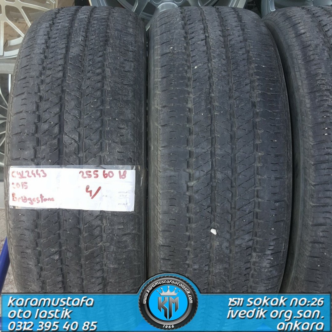 255 60 R 18 BRIDGESTONE DUELER HT 112T * 2015 * 4 ADET * CYL2443