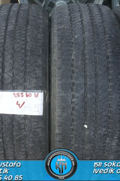 255 60 R 18 BRIDGESTONE DUELER HT 112T * 2015 * 4 ADET * CYL2443 **