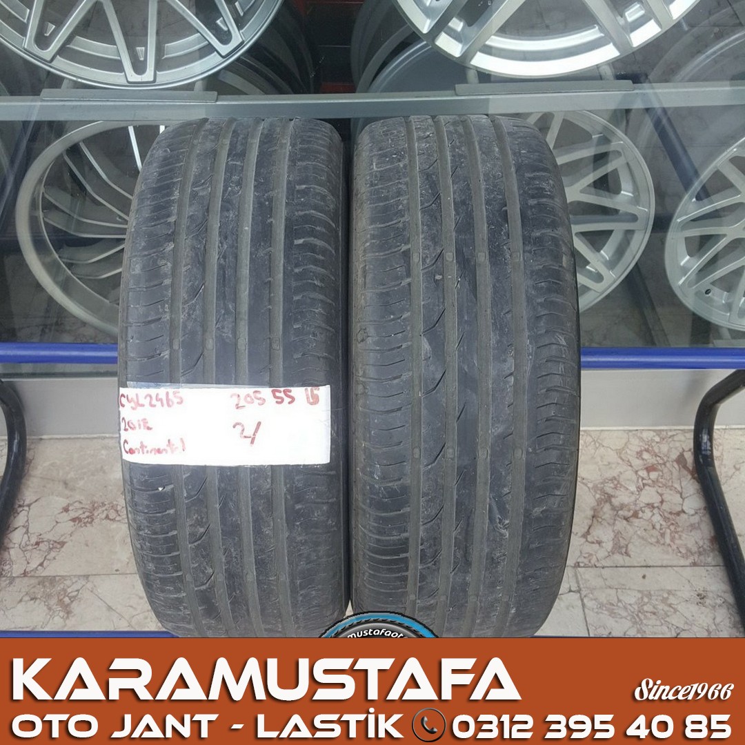 205 55 R 16 CONTINENTAL * 2018 * 2 ADET * CYL2465