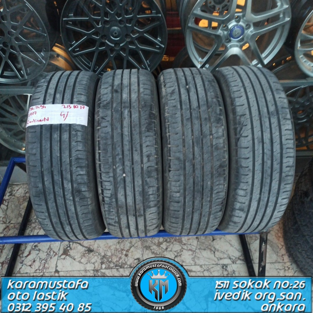 215 60 R 17 CONTINENTAL CEC5 96H * 2017 * 4 ADET * CYL2494