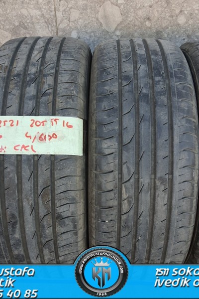 205 55 R 16 CONTINENTAL CPC2 91H * 2016 * 4 ADET * CYL2521