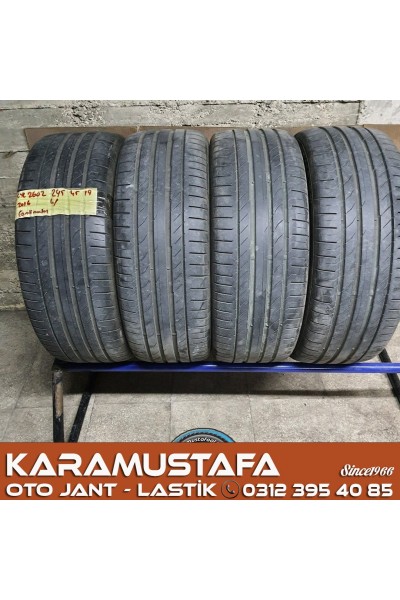 245 45 R 19 CONTINENTAL * 98W * 2016 *  4 ADET * CYL2602