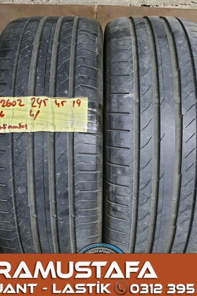 245 45 R 19 CONTINENTAL * 98W * 2016 *  4 ADET * CYL2602