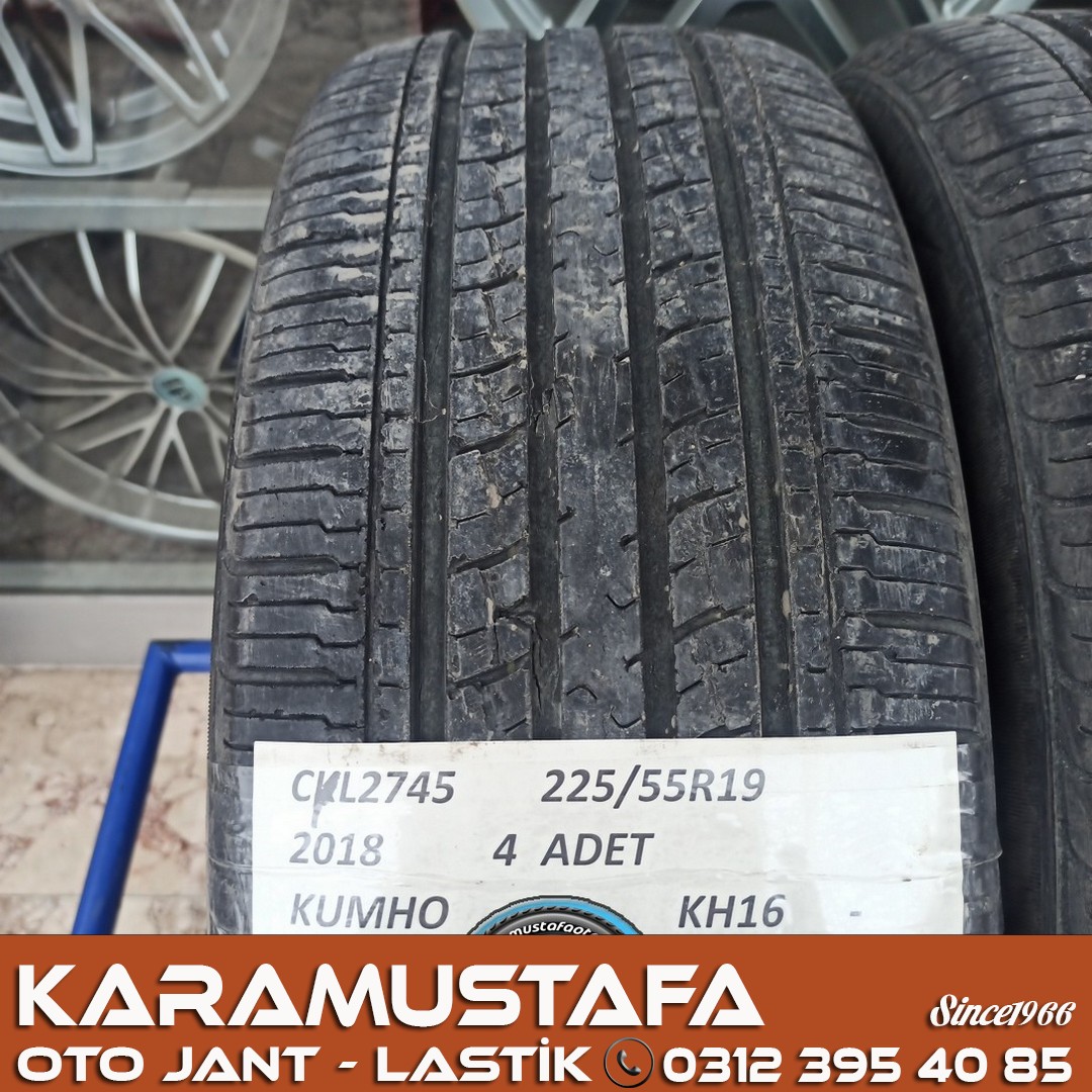 225 55 R 19 KUMHO * 99V * 2018 * 4 ADET * CYL2745