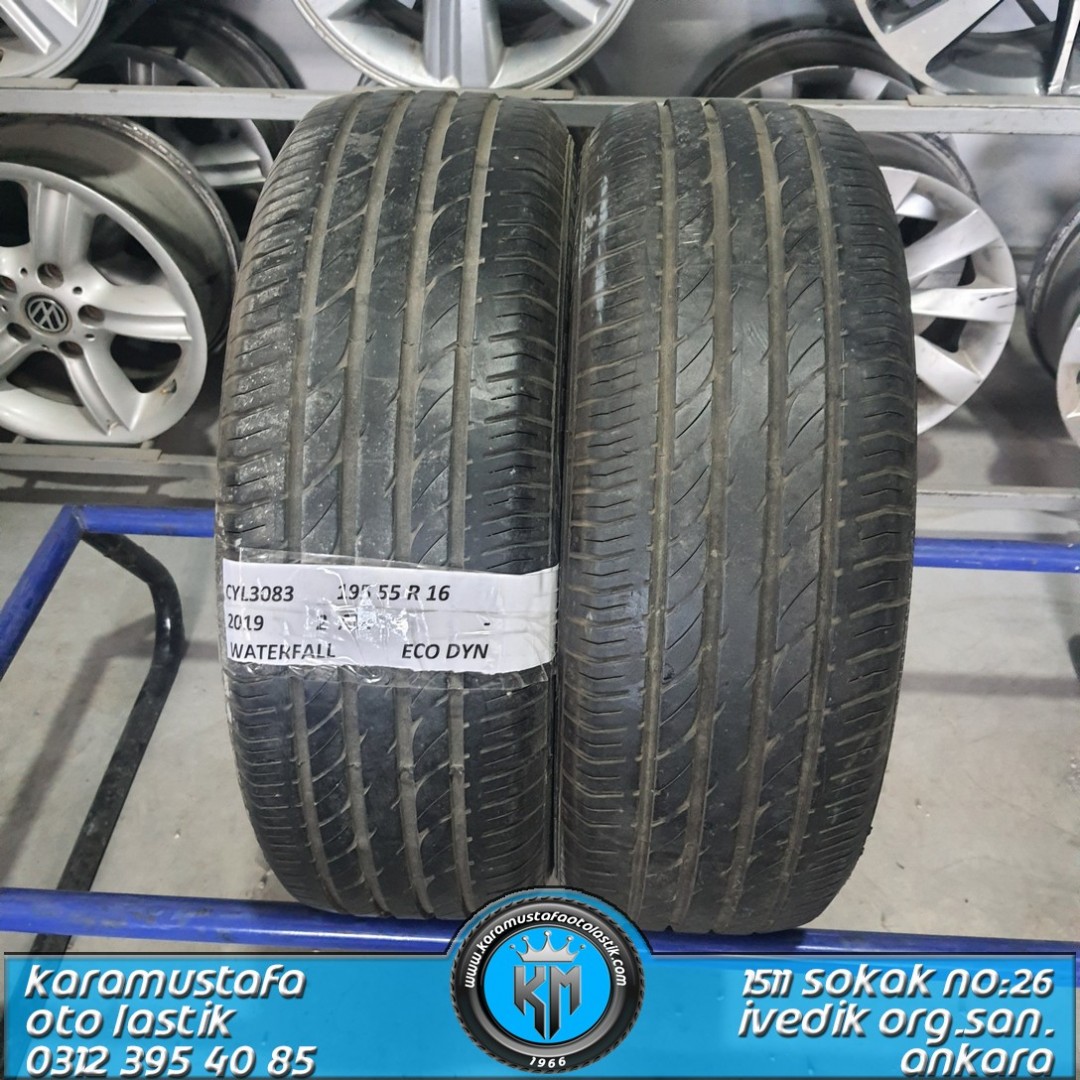 195 55 R 16 WATERFALL ECO DYNAMIC 87V * 2019 * 2 ADET * CYL3083