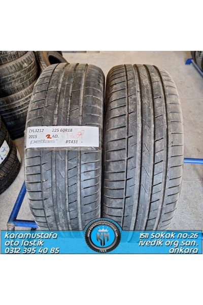 225 60 R 18 PETLAS PT431 103V * 2015 * 2 ADET * CYL3212 **