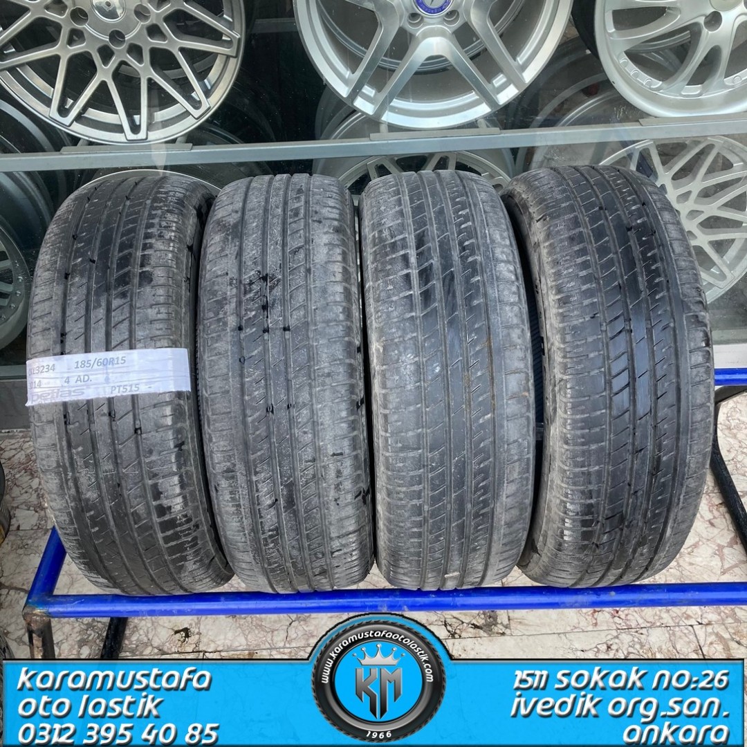 185 60 R 15 PETLAS PT515 84H * 2014 * 4 ADET * CYL3234