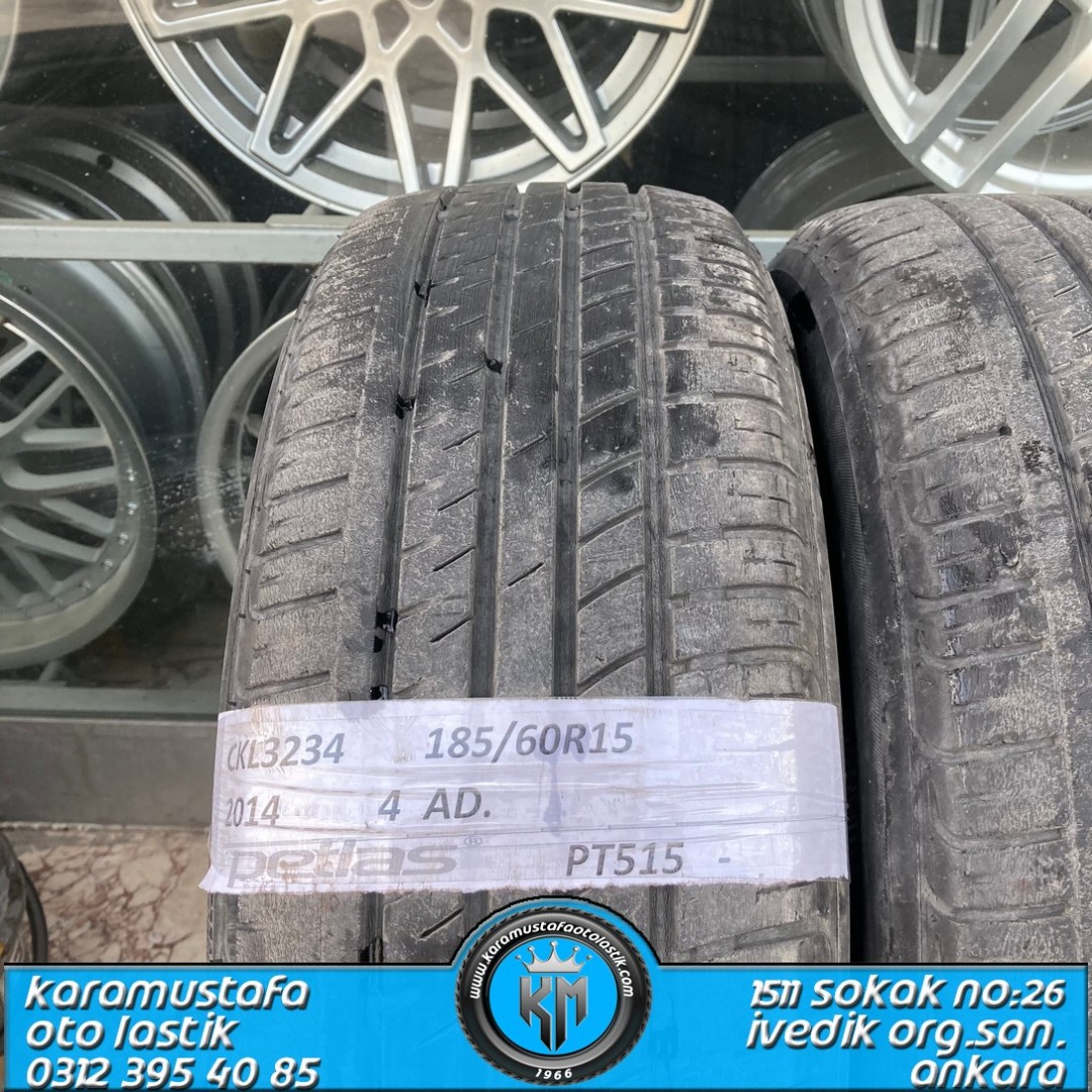185 60 R 15 PETLAS PT515 84H * 2014 * 4 ADET * CYL3234