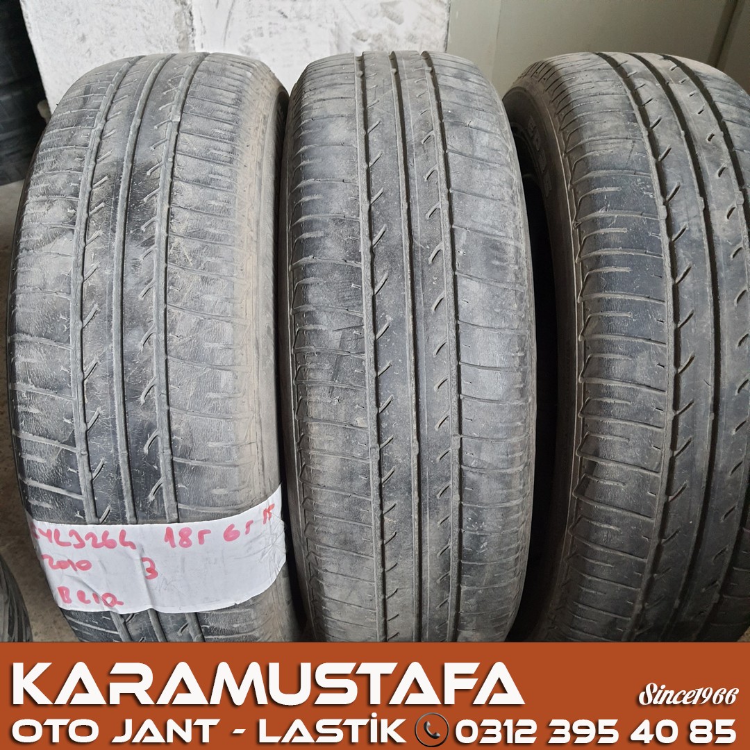 185 65 R 15 BRIDGESTONE ECOPIA EP25 88T * 2010 * 2 ADET * CYL3264
