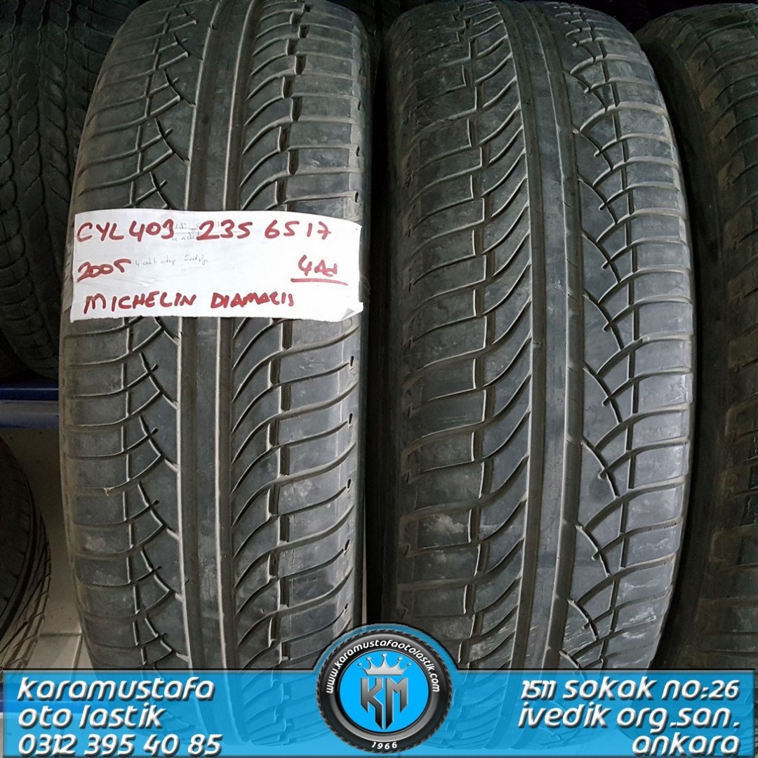 235 65 R 17 MICHELIN DIAMARIS * 2012 * 4 ADET * CYL332