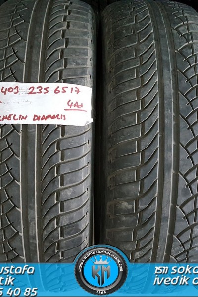 235 65 R 17 MICHELIN DIAMARIS * 2012 * 4 ADET * CYL332 **