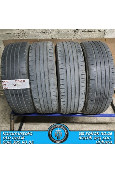 215 60 R 17 CONTINENTAL CEC5 96H * 2018 * 4 ADET * CYL3351 **
