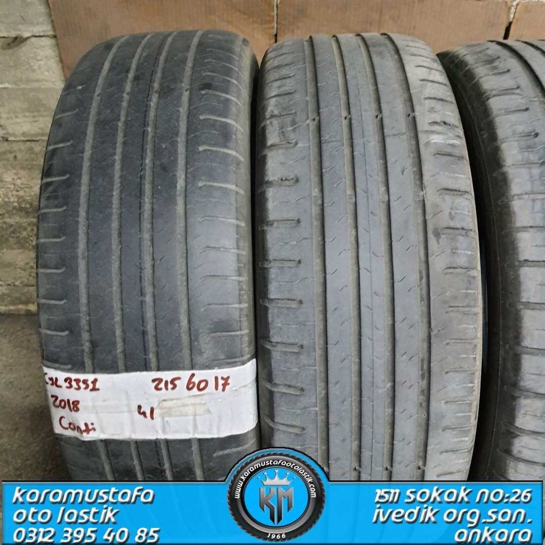 215 60 R 17 CONTINENTAL CEC5 96H * 2018 * 4 ADET * CYL3351