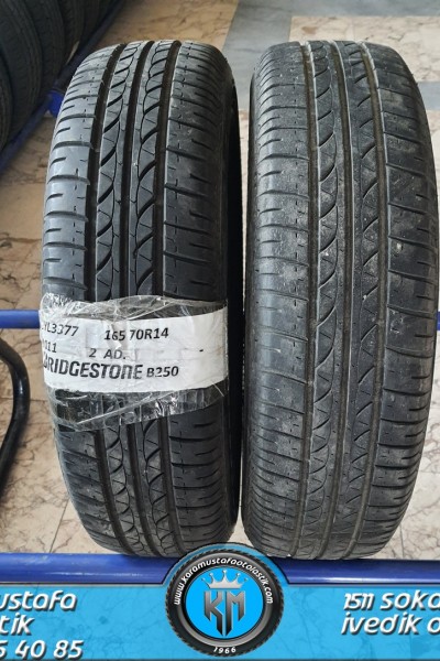 165 70 R 14 BRIDGESTONE B250 81T * 2011 * 2 ADET * CYL3377 **