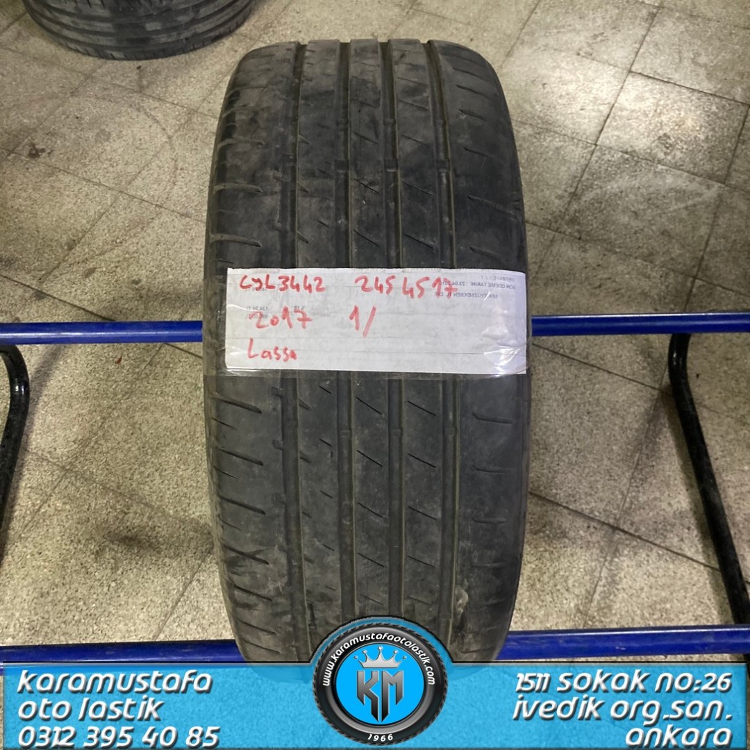 245 45 R 17 LASSA DRIVEWAYS 95W * 2017 * 1 ADET * CYL3442