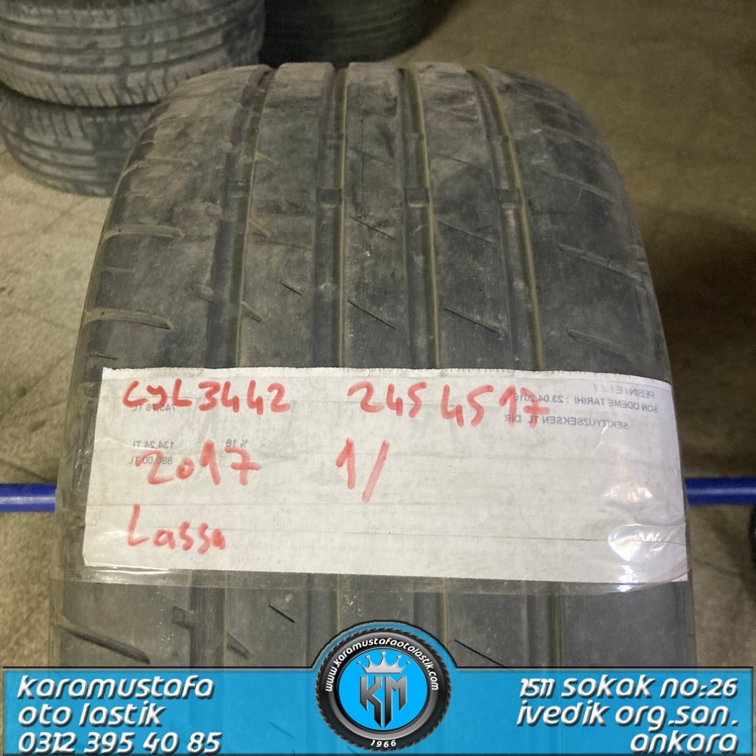 245 45 R 17 LASSA DRIVEWAYS 95W * 2017 * 1 ADET * CYL3442