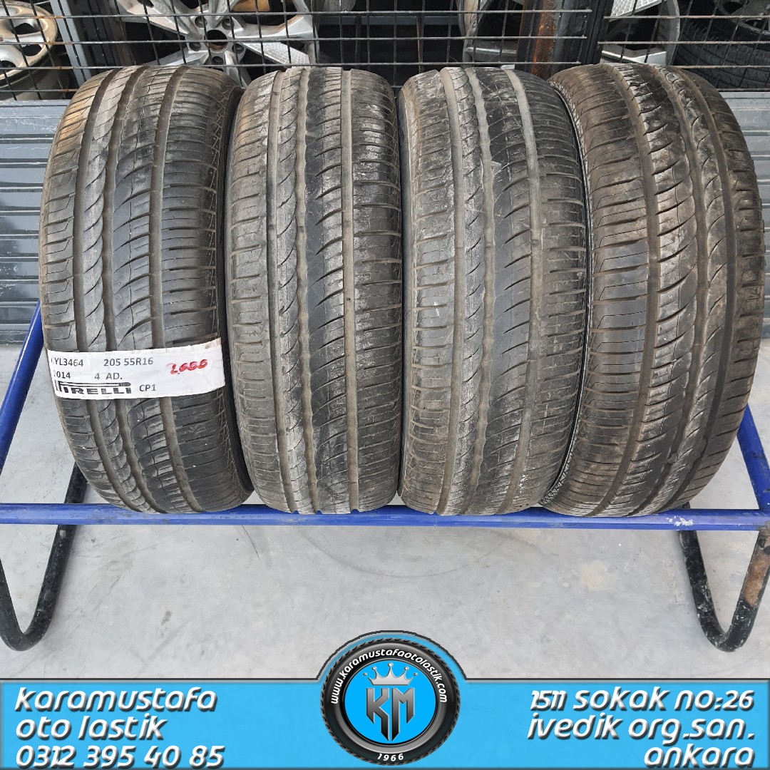 205 55 R 16 PIRELLI CP1 91V * 2014 * 4 ADET * CYL3464